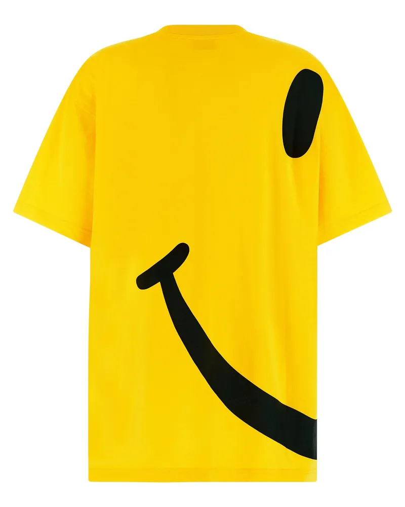Moschino Smiley® Logo-Print T-shirt — Yellow Yellow