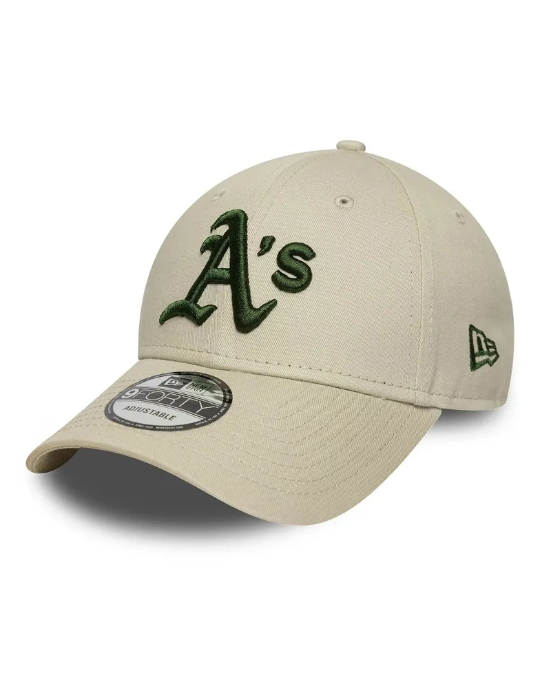 New Era Unisex Baseball Cap 9forty Light Beige Cotton Hat Beige