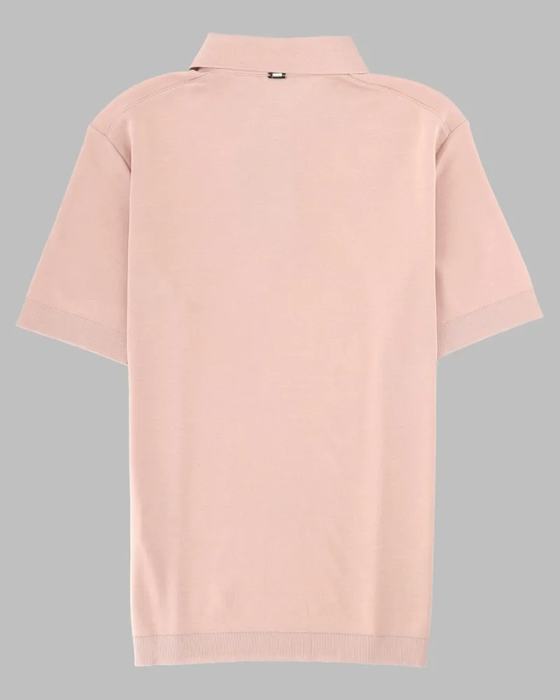 Herno Cotton Polo Shirt — Powder Powder