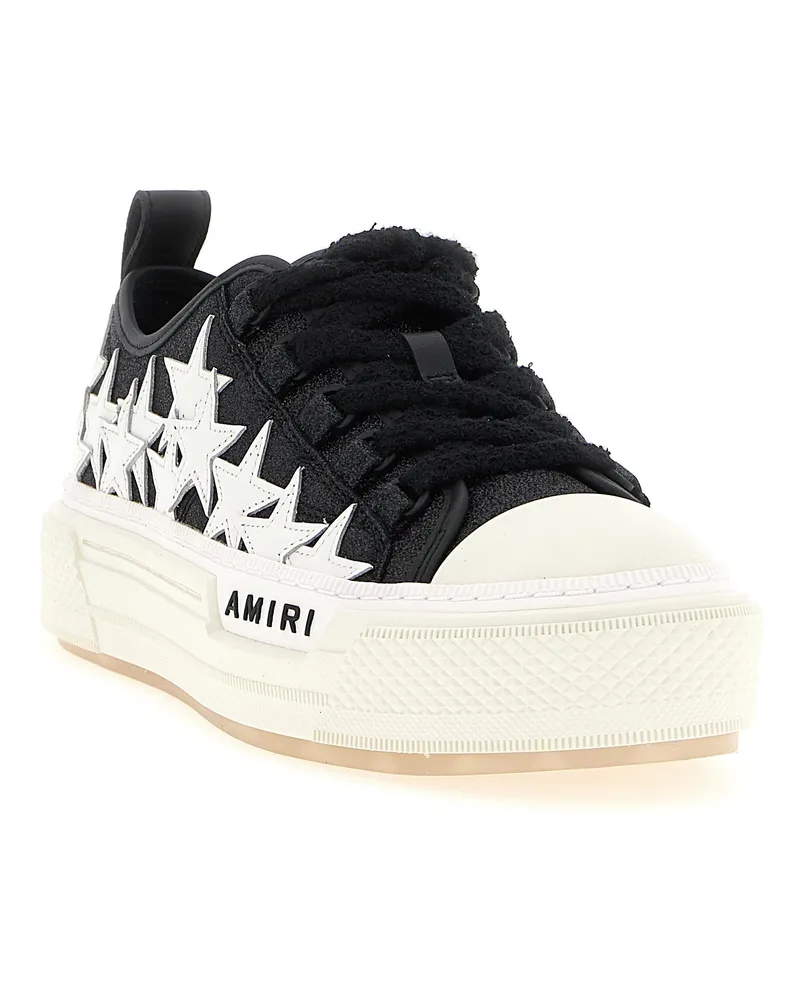 Amiri Court Low Sneakers — Black Black