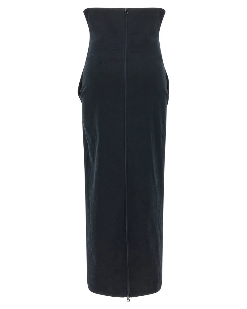 Issey Miyake Allow Long Skirt With Zip 