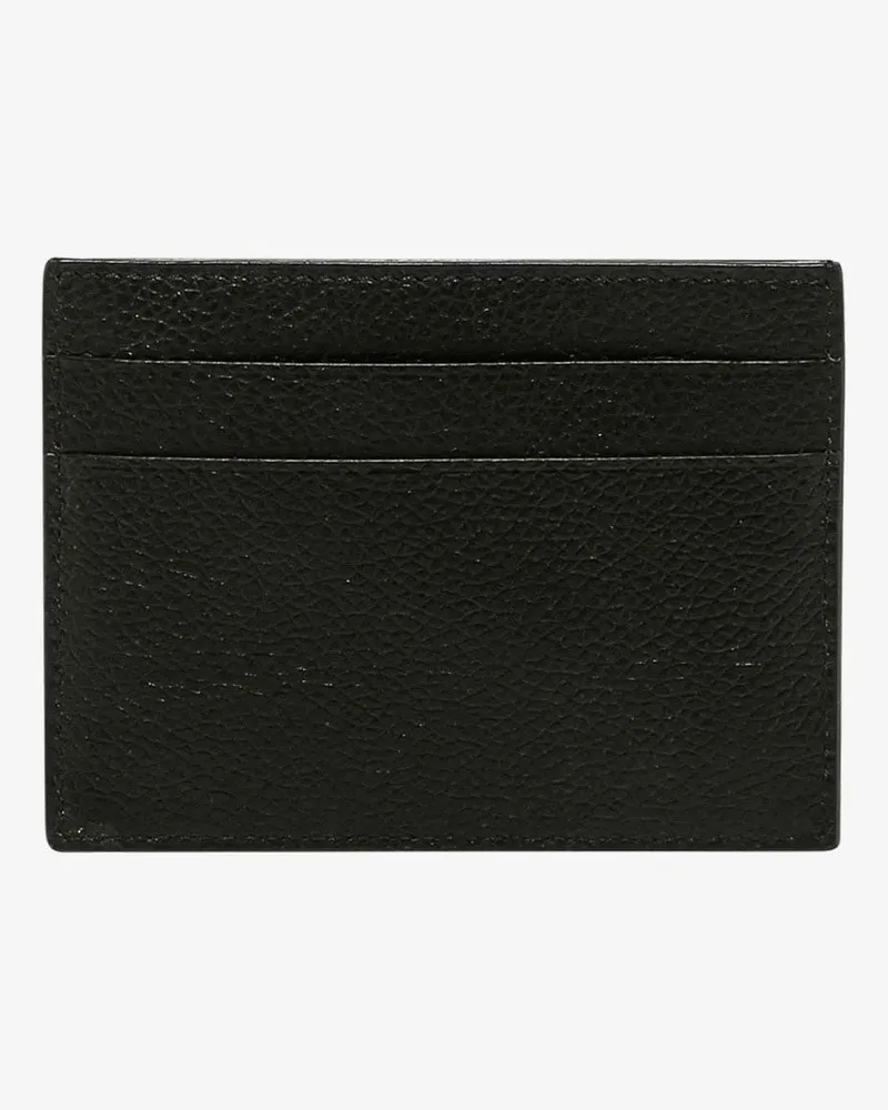 Balenciaga Men's Card Holder Leather Black Wallets & Cardholders Black