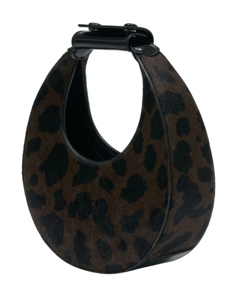 STAUD Women's Good Night Moon Top Handle Bag Multicolor Calfskin Multicolor