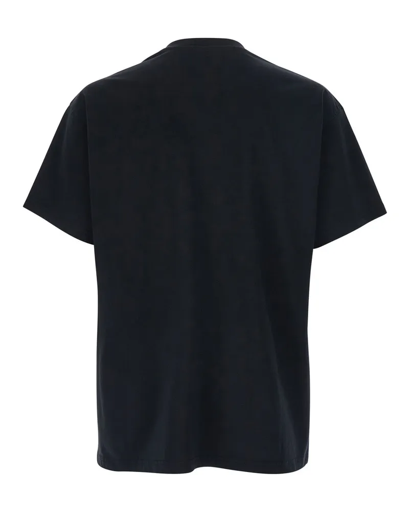 Givenchy Men's Crew Neck T-Shirt Black Cotton T-Shirts And Polos Black