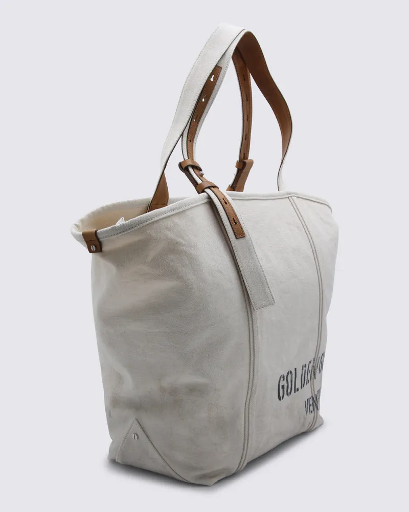Golden Goose Women's Bags Ecru _100 % Co Beige