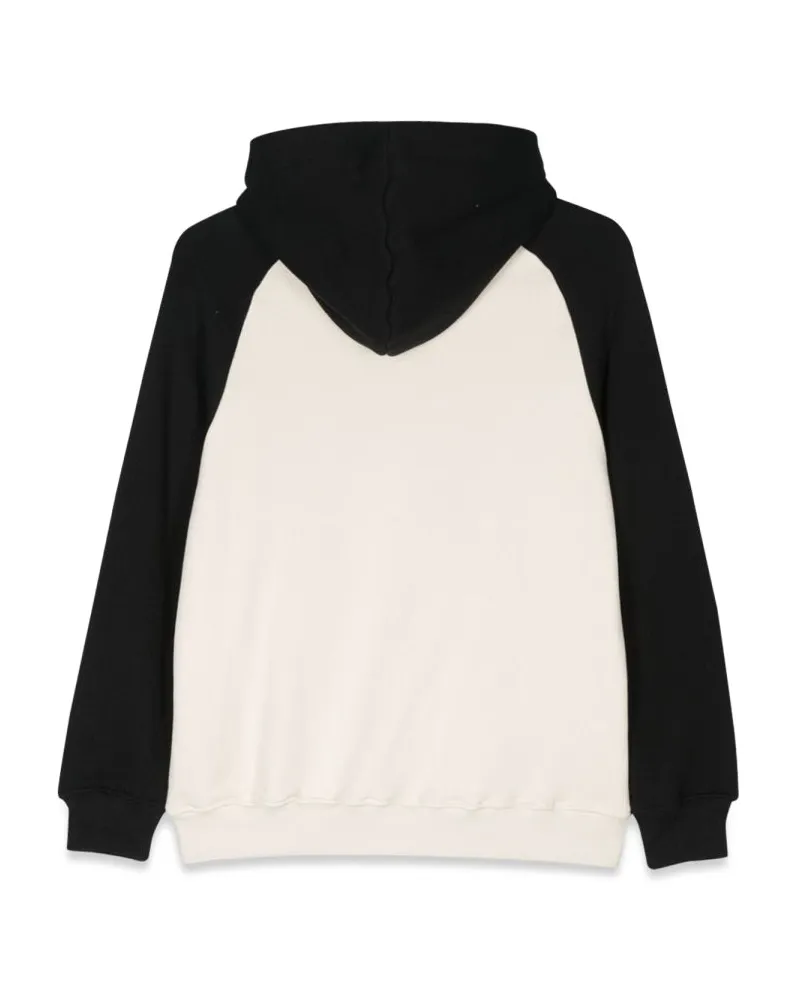 MSGM Raglan Cotton Hoodie — Multicolor Multicolor