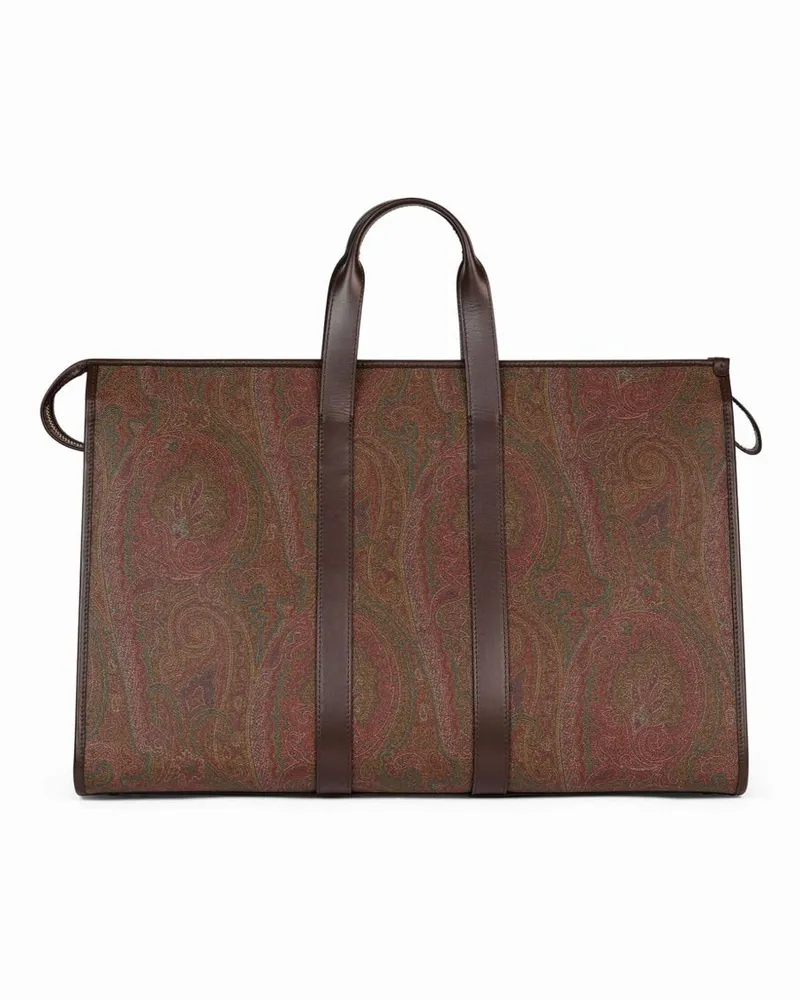 Etro Men's Duffle Bag Arnica Brown Luggage & Holdalls Brown