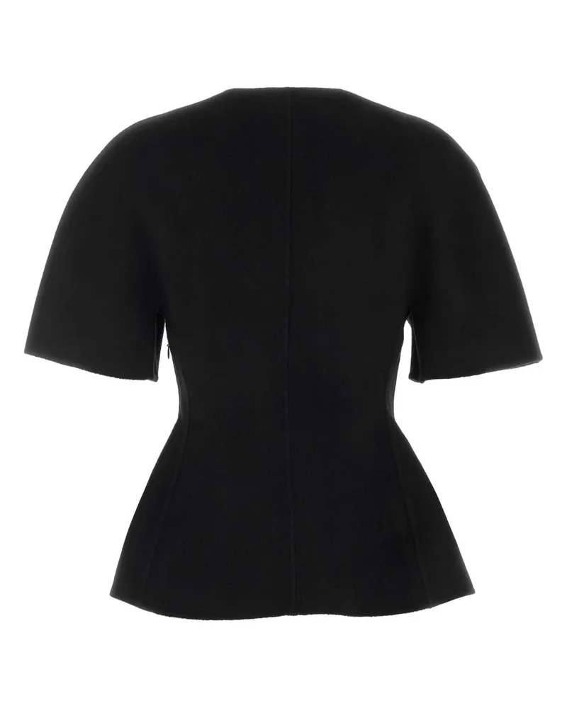 Lisa Yang Neck Top — Black Black