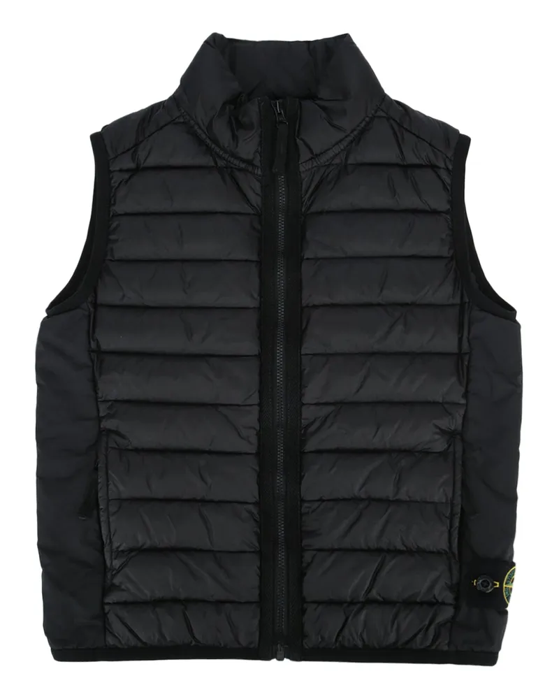 Stone Island Quilted Nylon Vest — Black Black