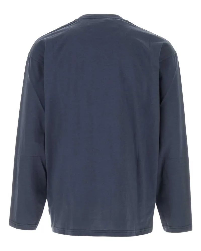 Jil Sander Men's Navy Blue Cotton T-Shirt Sugarpaper Exterior Navy