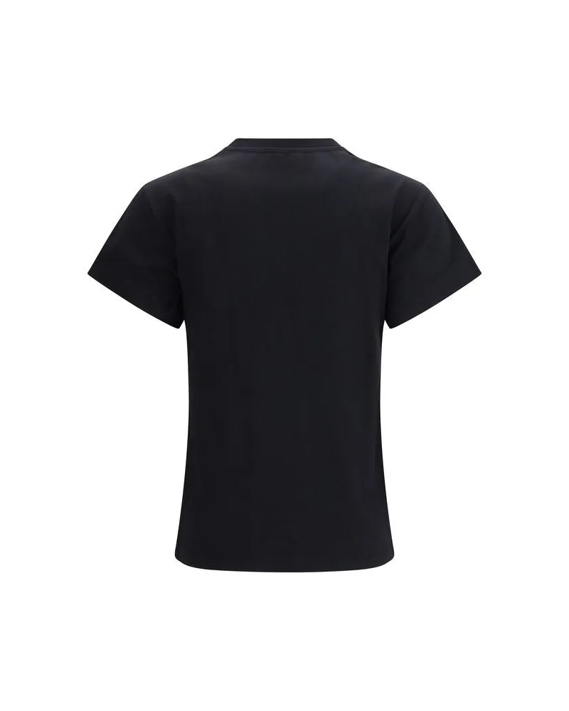 Parajumpers Women Black Cotton T-Shirt Black