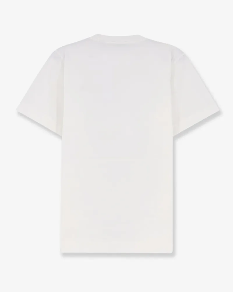 Burberry Men's T-Shirt White Cotton T-Shirts And Polos White