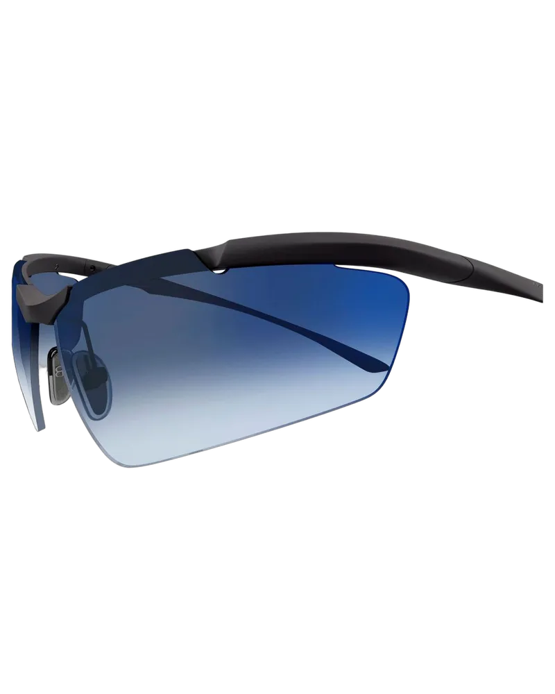 Balenciaga Unisex Sunglasses Gunmetal-Blue Metal Blue