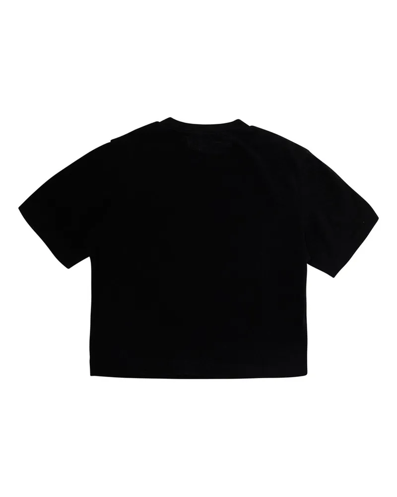 Marni Girls' T-Shirt M01968m00sgmt340f Black Cotton T-Shirts And Polos Black