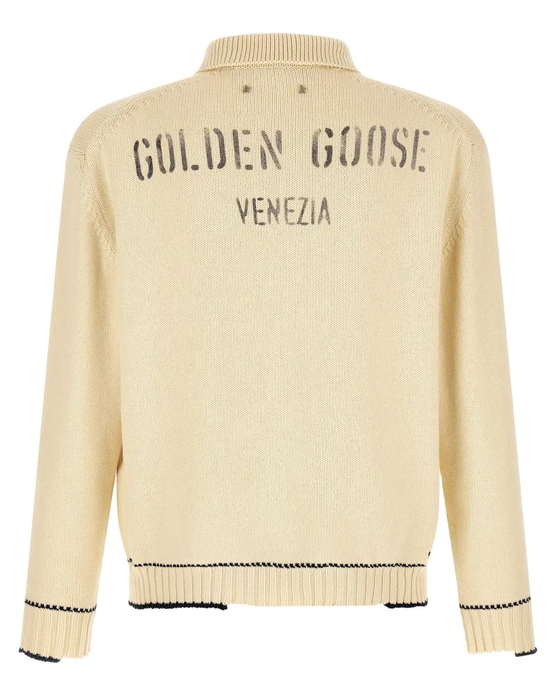 Golden Goose Rindley Polo — Cream Cream