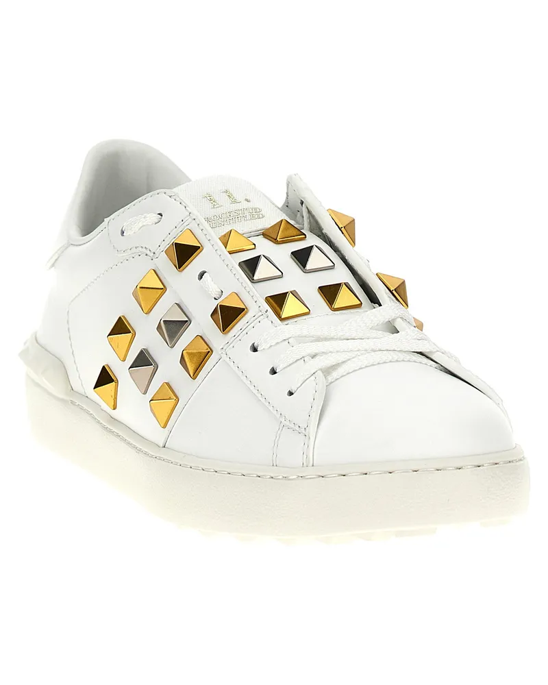 Valentino Garavani Rockstud Untitled Sneaker — White White