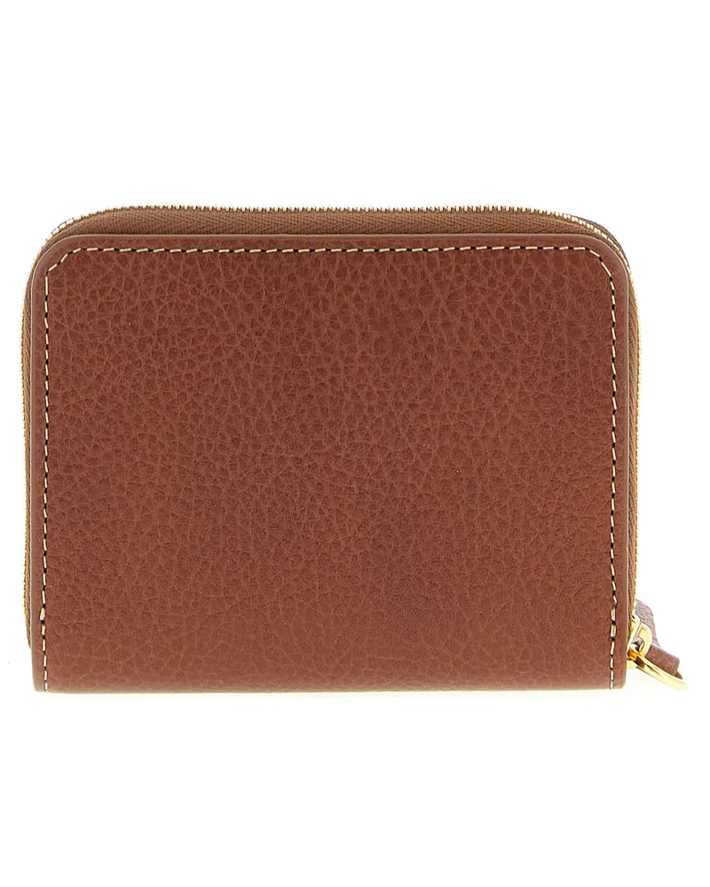 Mulberry Women's Brown Bovine Leather Cardholder Accessory Brown