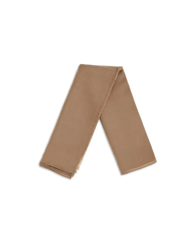 Max Mara Women's Beige Silk Scarf Beige