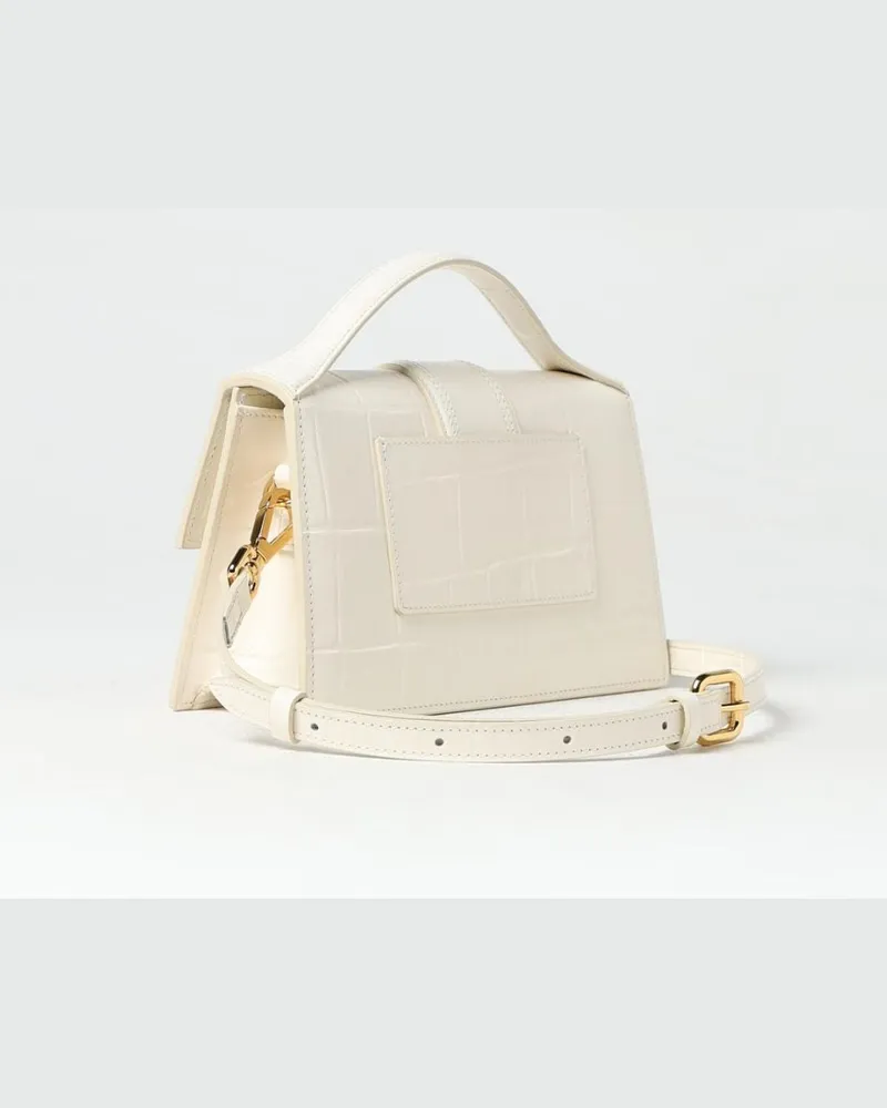 Jacquemus Women's Ivory Cocco Le Grand Bambino Handbag White Bag White