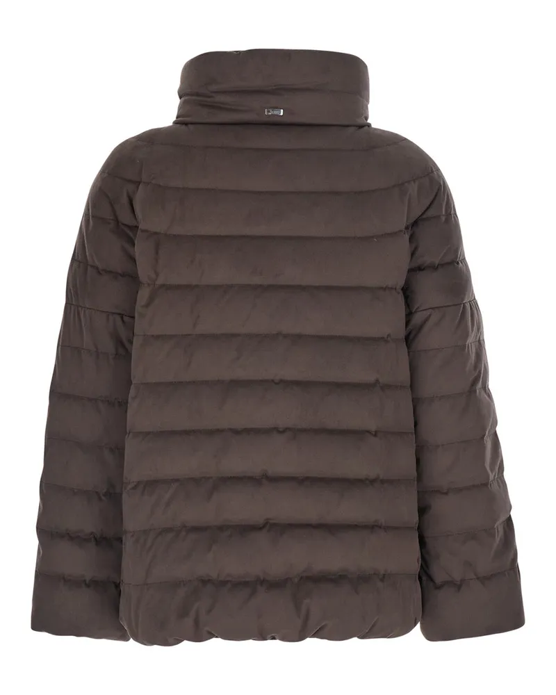Herno Women's Puffer Jacket Brown Brown