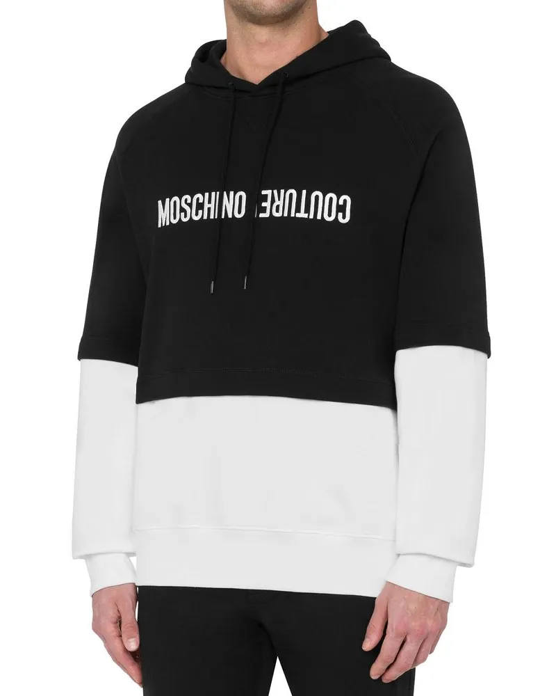 Moschino Men's Black Cotton Sweatshirt Clothing Black