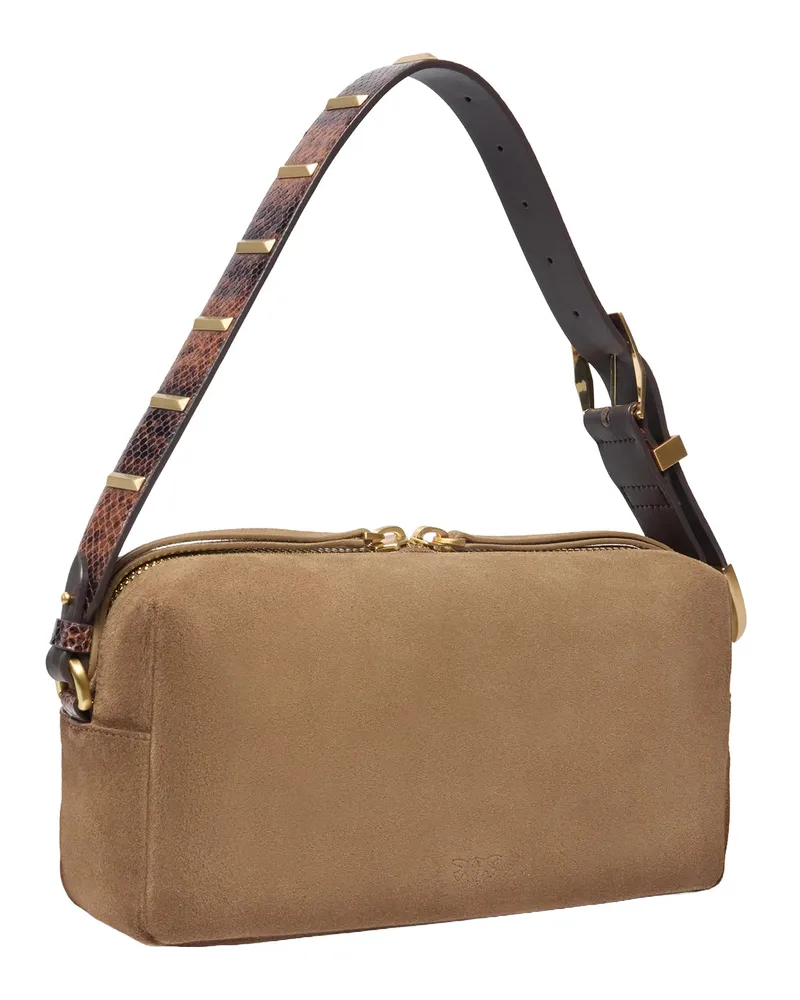 Pinko Shoulder Bag — Brown Brown
