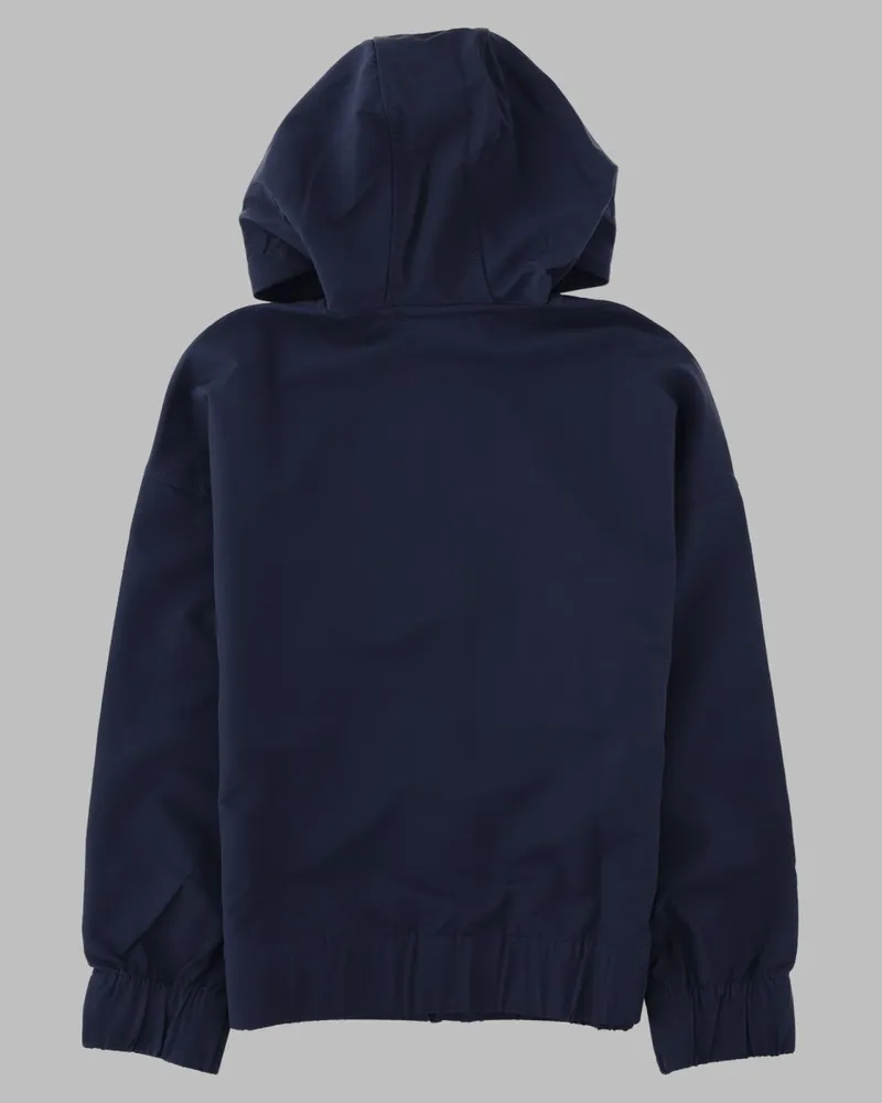 HUGO BOSS Stretch Fleece Hooded Sweatshirt — Blue Blue