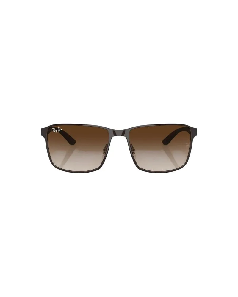 Ray Ban 0RB3721 Brown Gradient Sunglasses — Brown Brown