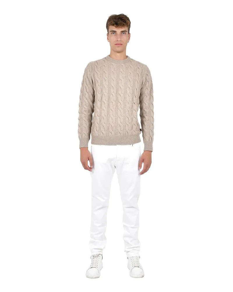 Jacob Cohën Men's Cashmere Sweater Beige Beige