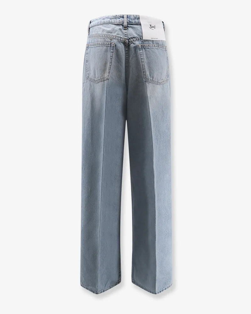3x1 Women's Jeans Flip Blue Denim Cotton Blue