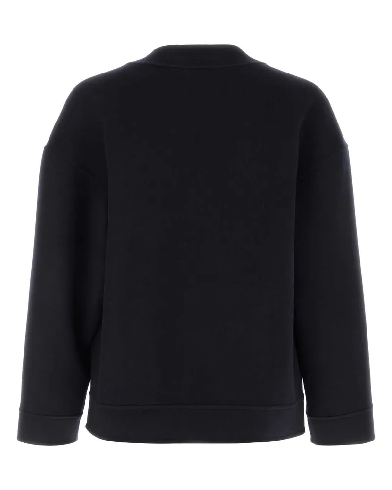 Loewe Men's Dark Blue Wool Blend Cardigan Navygrey Exterior: Cashmere Maglie Navy
