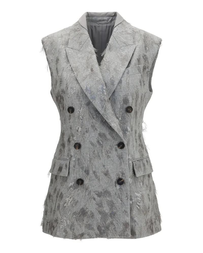Brunello Cucinelli Gilet — Gray Gray