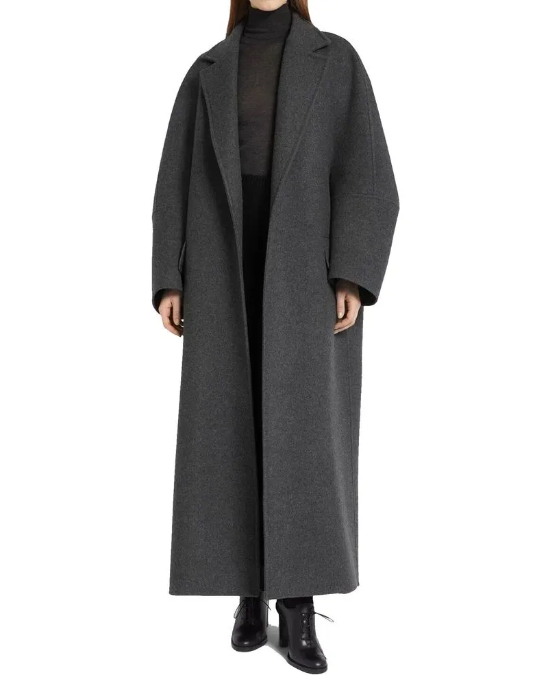 Max Mara Women's Gray Cashmere Coat Clothing Gray