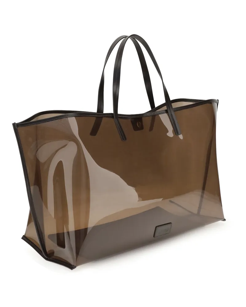 STAUD Women's Christos Large Tote Bag Espresso Pvc Handbags Hand Brown