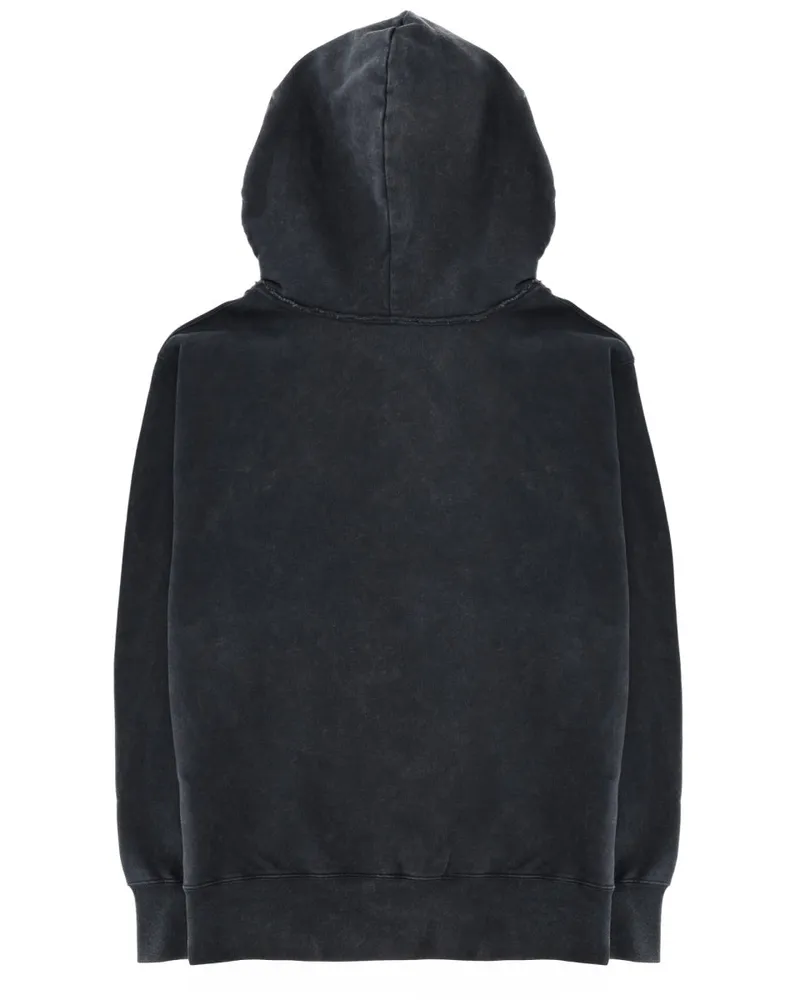 Dsquared2 Graphic-Print Cotton Sweatshirt — Charcoal Charcoal