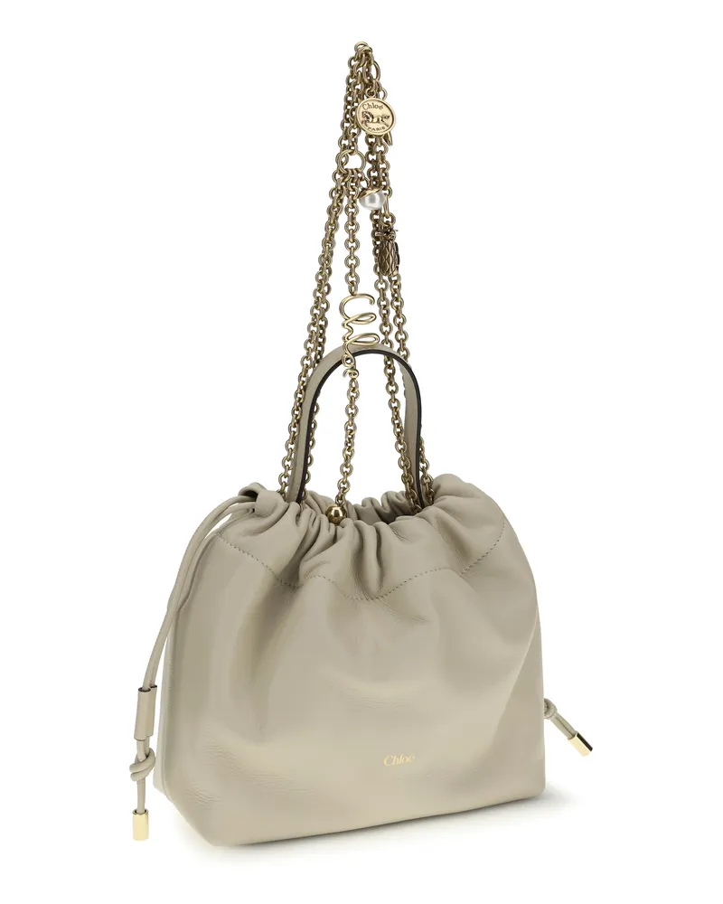Chloé Icons Shoulder Bag — Beige Beige