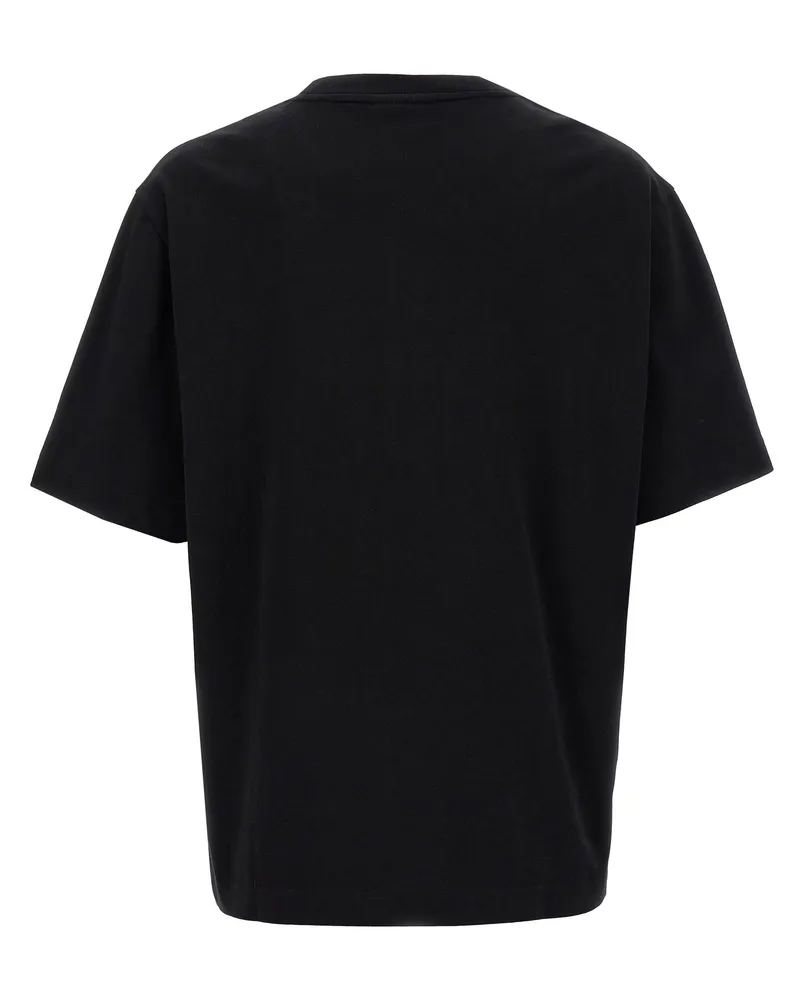 Kitsuné Men's Black Cotton T-Shirt Black