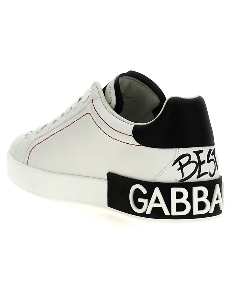 Dolce & Gabbana Portofino Sneaker — White White