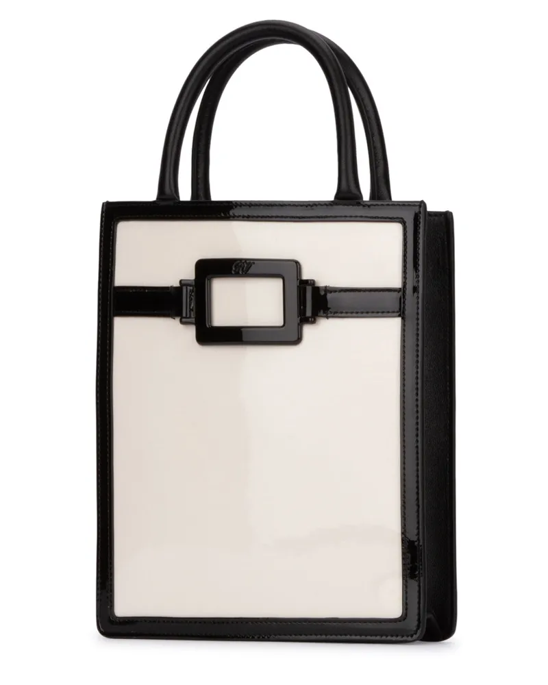 Roger Vivier Rbwaoro0101qtc 0h62 C019cireb999nero Vernis Luxor+nappa Agnello Borse A Mano Bag Black