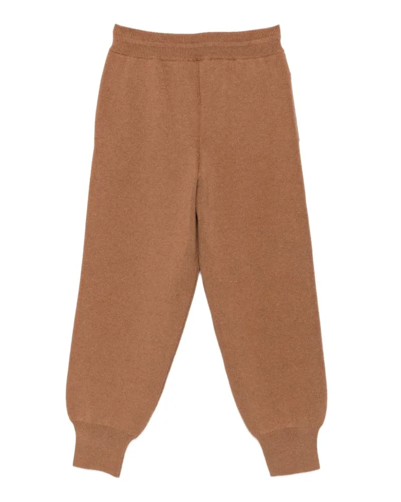 AMI Paris Wool Jogging Trousers — Camel Camel