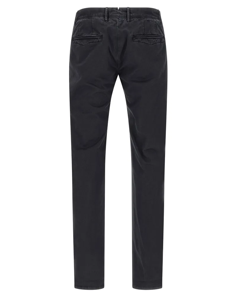 Incotex Stretch Cotton Trousers — Navy Navy