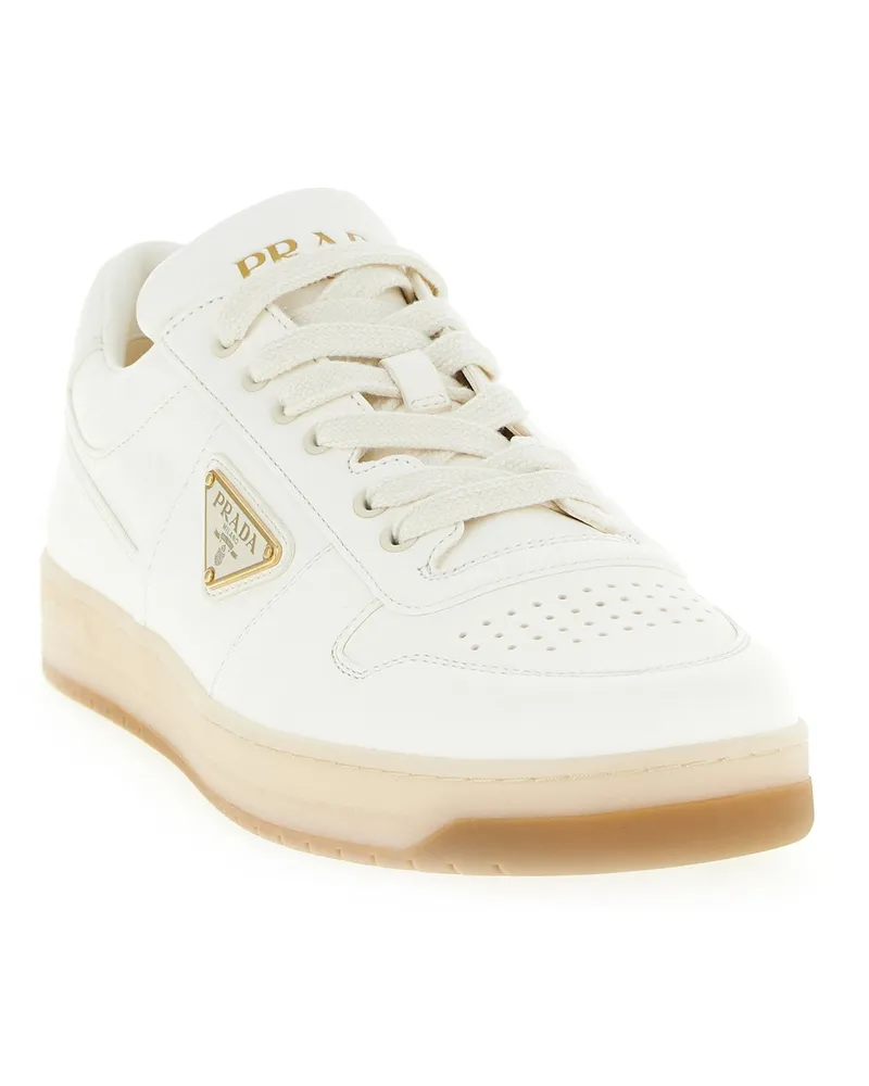 Prada Nappa Leather Sneaker — White White
