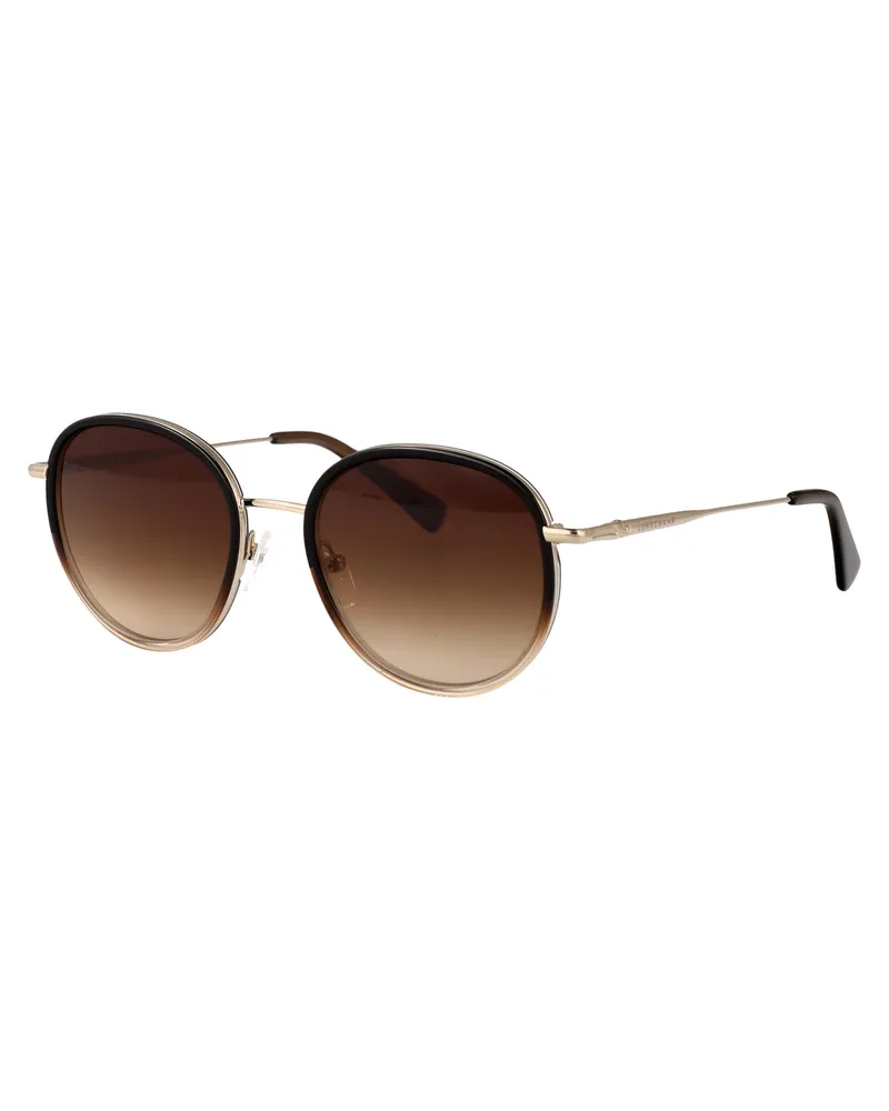 Longchamp Women's Sunglasses Lo176s Gold Metal Gold