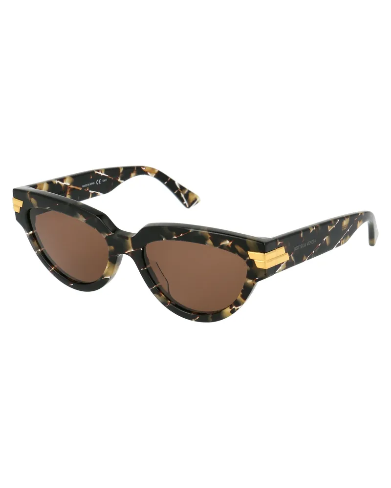 Bottega Veneta Women's Sunglasses Bv1035s Havana Brown Acetate Brown