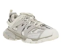 Women's White Polyethylene Athletic Sneakers