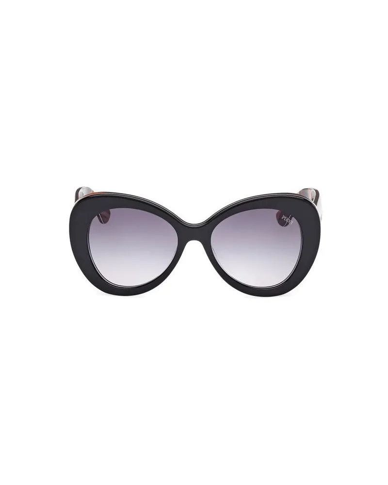 Emilio Pucci Women's Sunglasses Black Acetate Eyewear Black