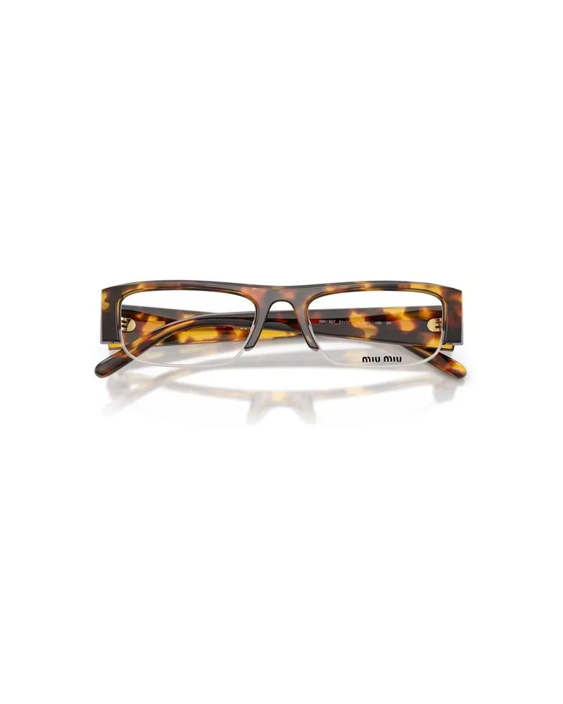Miu Miu Women's Miu Sunglasses Honey Havana Eyewear Brown