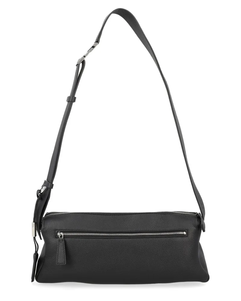 Max Mara Women's Small Leather Shoulder Bag Black Black