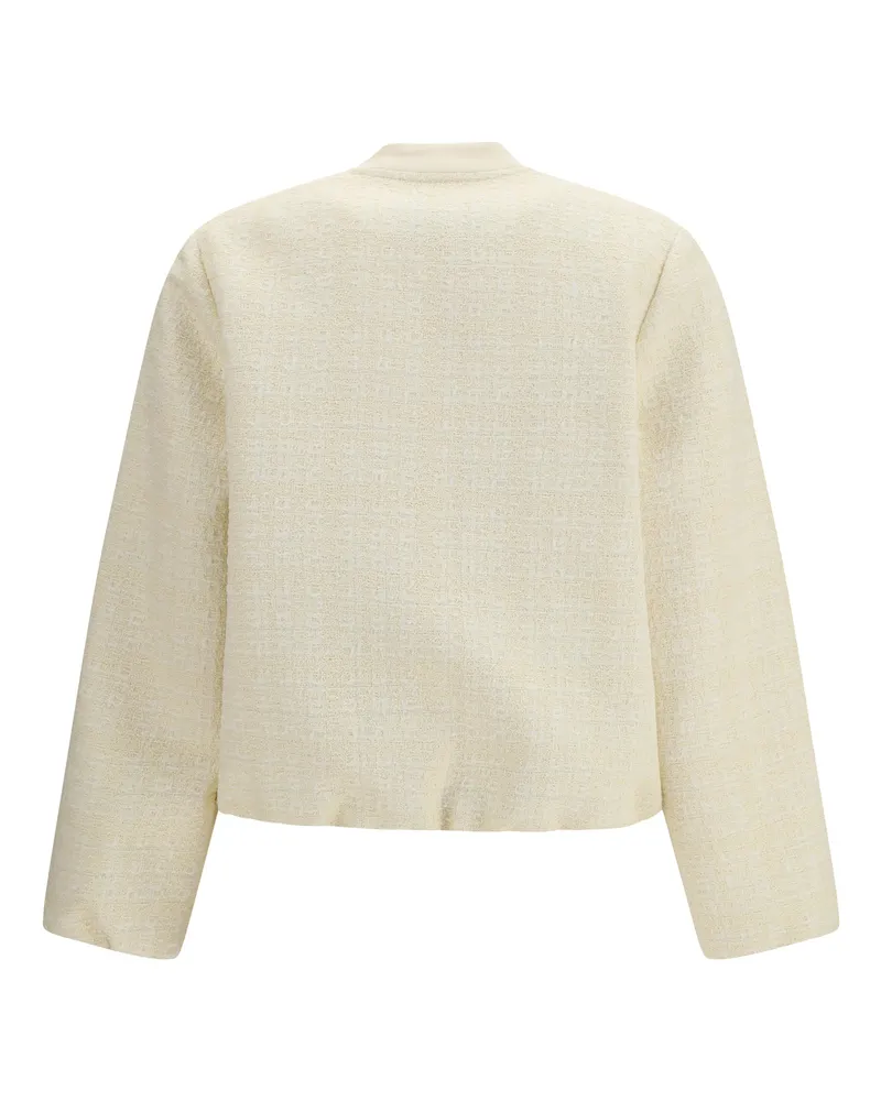 Gucci Women's Tweed Jacket Beige-White Beige/white Beige