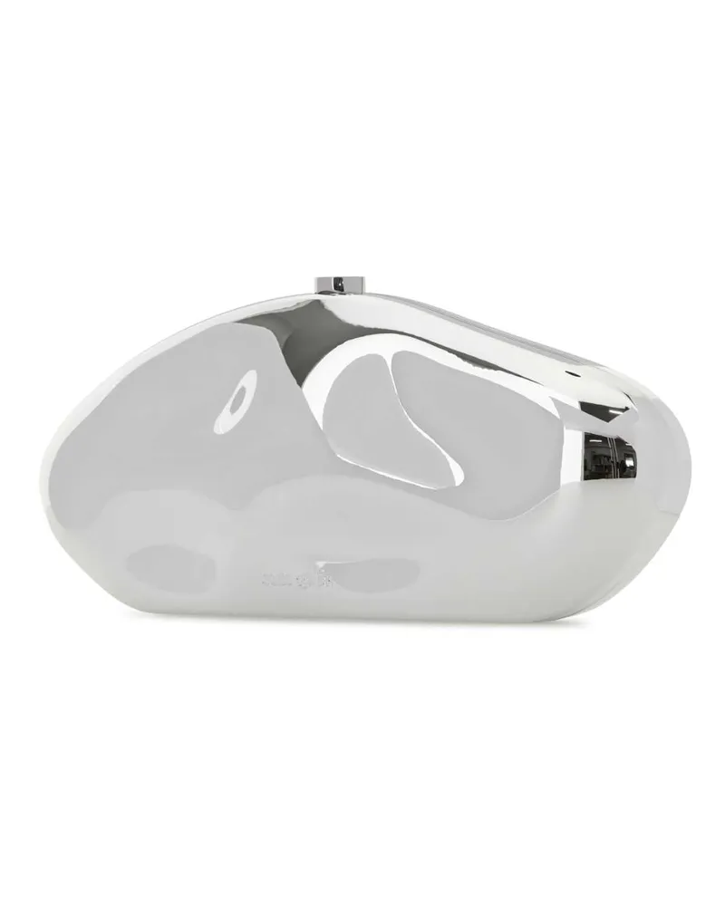 Cult Gaia Women's Silver Caldera Clutch Shinysilver Borse A Mano Silver